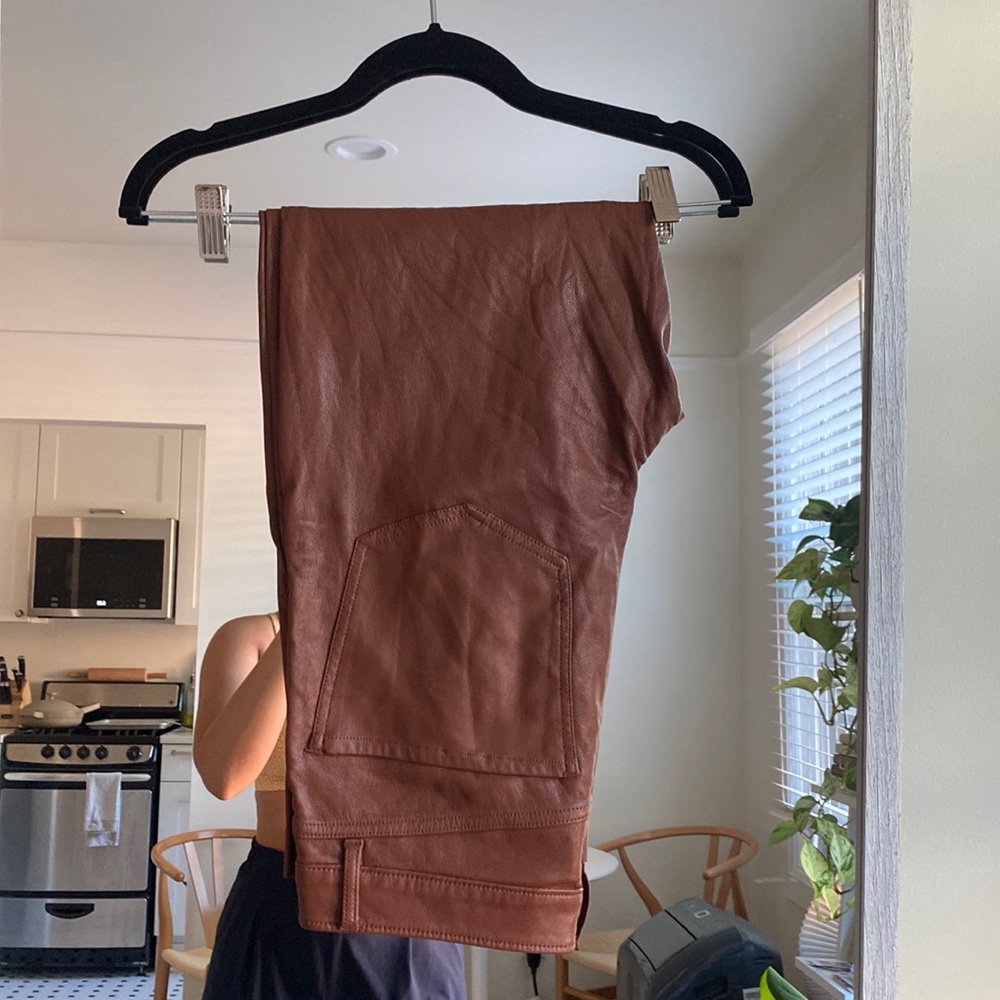 Express pleather pants